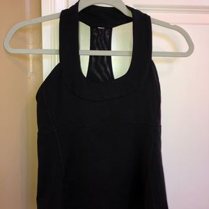 Lululemon Scoop Neck Black Tank